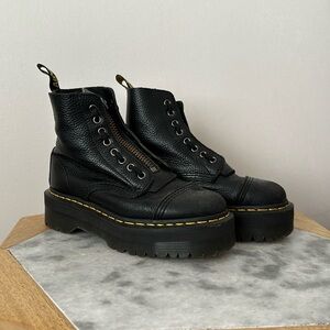 Dr. Marten's Sinclair Zip Front Platform Boots